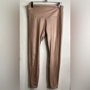 Athleta Pink Shimmer Leggings